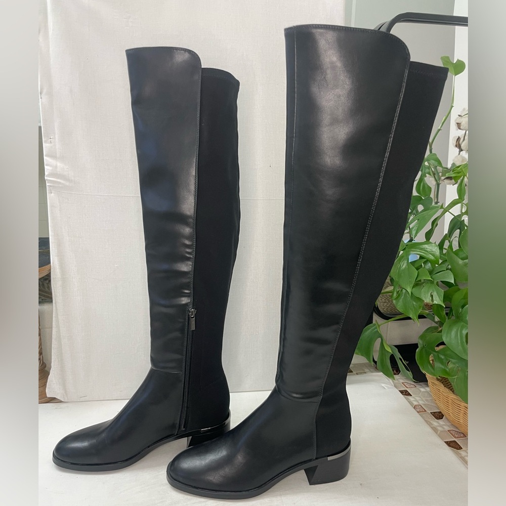 Calvin Klein Jotty Over-The-Knee Boot 7.5M Black - Picture 5 of 9